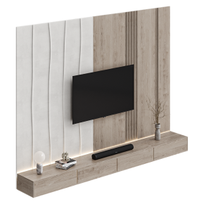 TV wall unit Duo