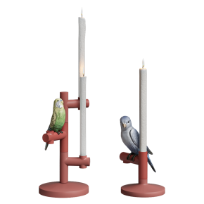 Подсвечники с птичками The Parrot Party от Lladro