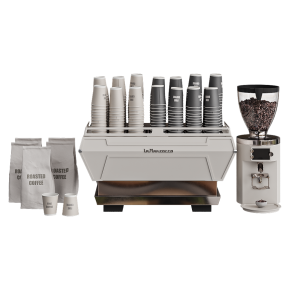 Кофемашина и кофемолка Mahlkonig от La Marzocco