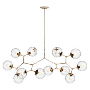 Люстра Custom 12 light vintage glass fixture