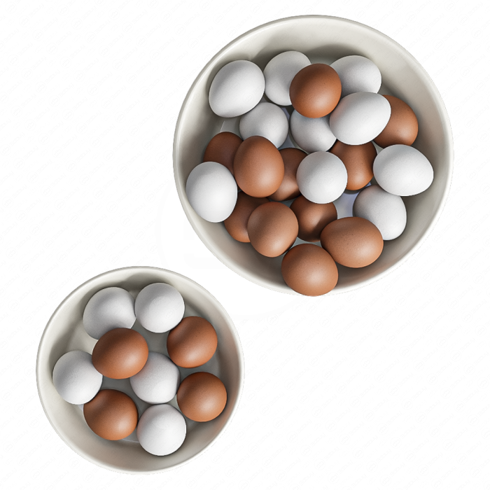 Миска с яйцами