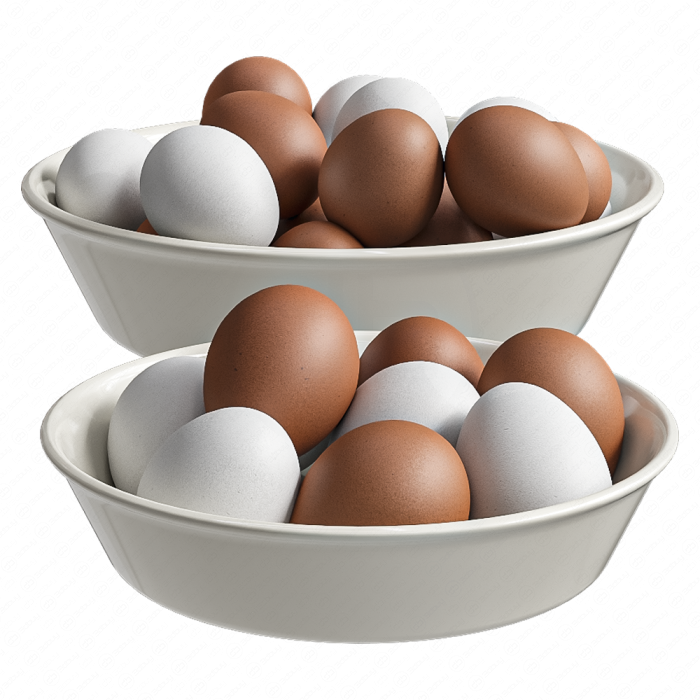 Миска с яйцами