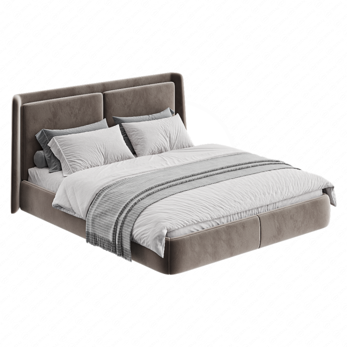 Кровать Hug от Sicis коричневая