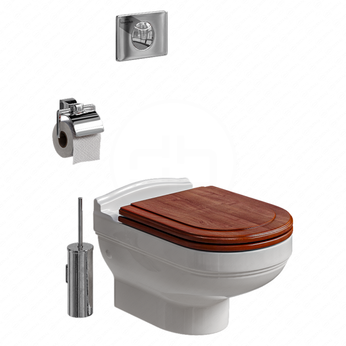 Унитаз с деревянной крышкой Hommage от Villeroy&Boch