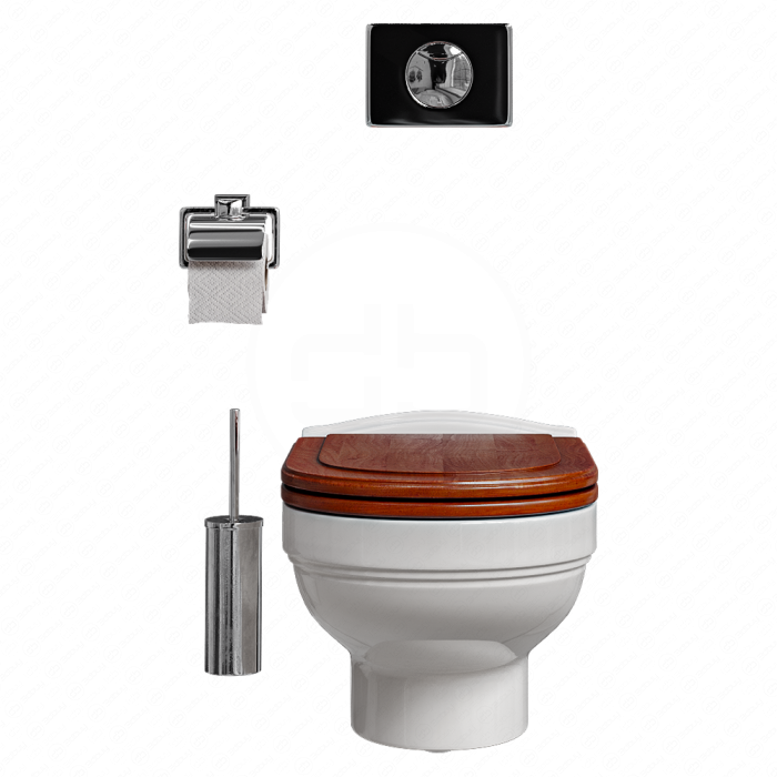Унитаз с деревянной крышкой Hommage от Villeroy&Boch