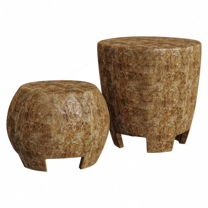 Деревянный круглые стулья от Tinja