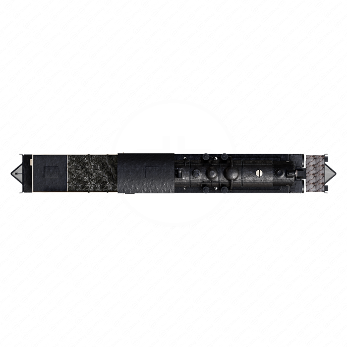 Старый американский паровоз