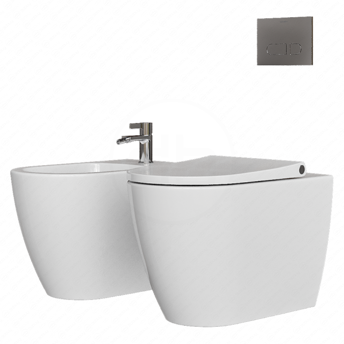 Подвесной унитаз и биде Duravit Bento Starck Box