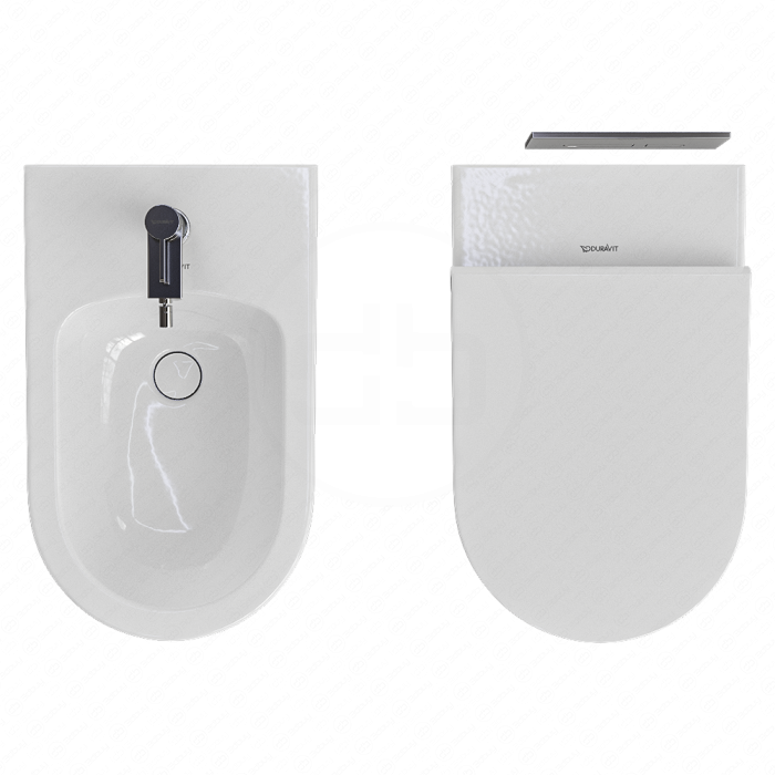 Подвесной унитаз и биде Duravit Bento Starck Box