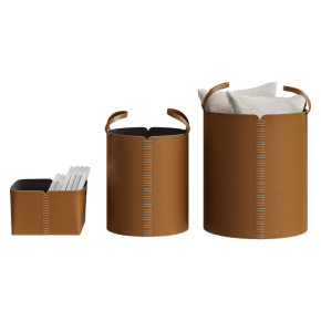 Hardy Leather Basket Collection