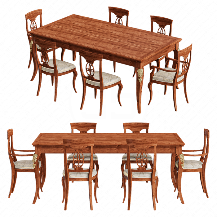 Стол и стулья Stella Del Mobile №1