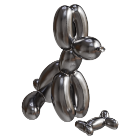Скульптура из полистоуна Sitting Dog Balloon