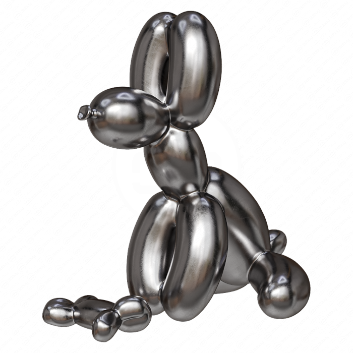 Скульптура из полистоуна Sitting Dog Balloon