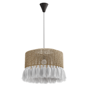Boho woven chandelier by Loft Concept