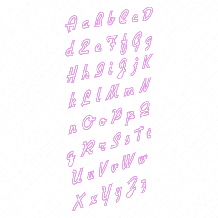 Неоновый светильник Буквы №5