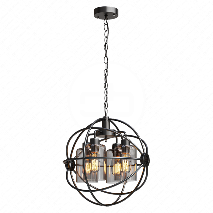 Черный светильник Lumina Deco Stradi