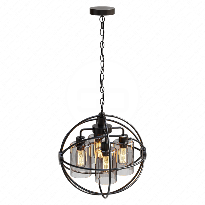 Черный светильник Lumina Deco Stradi