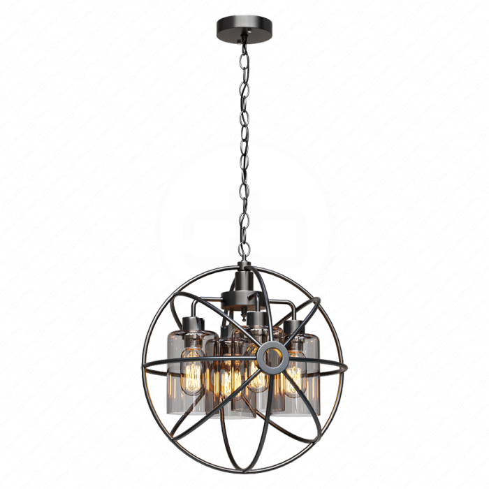 Черный светильник Lumina Deco Stradi