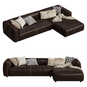 Диван угловой Jaxon Leather от Joybird