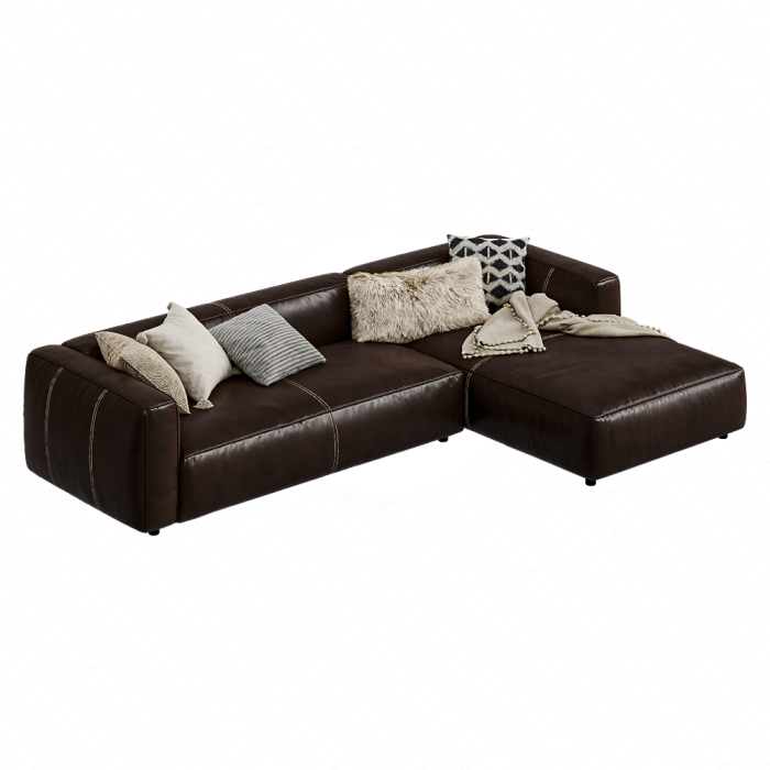 Диван угловой Jaxon Leather от Joybird