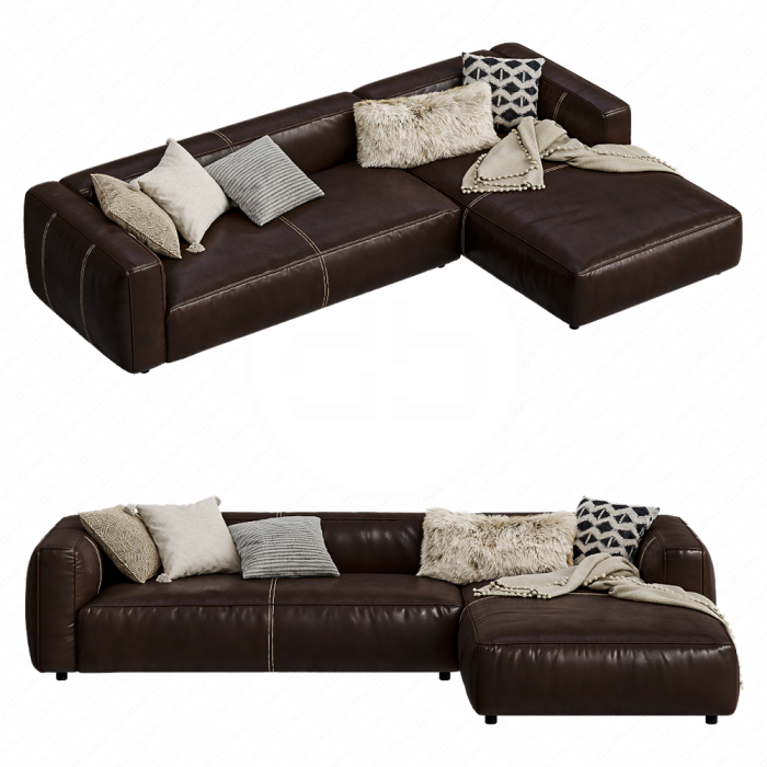 Диван угловой Jaxon Leather от Joybird