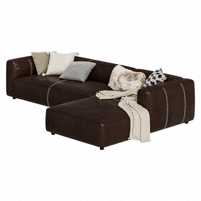 Диван угловой Jaxon Leather от Joybird