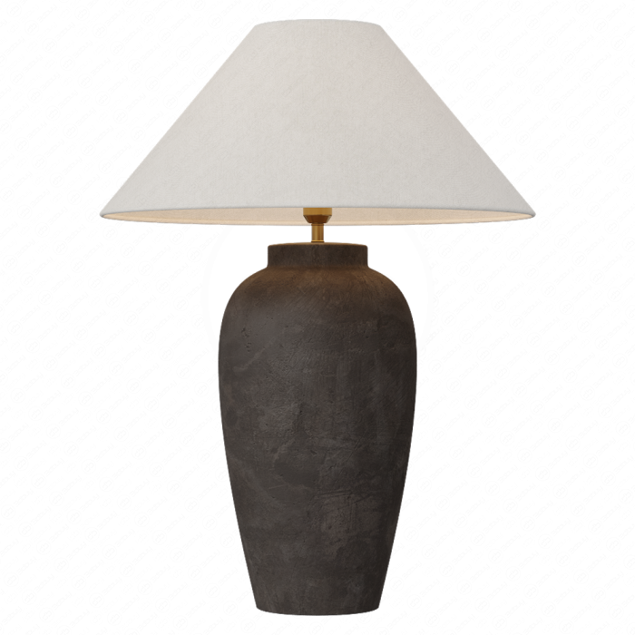 Светильник из камня и льна от Zara Home