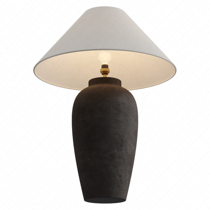 Светильник из камня и льна от Zara Home