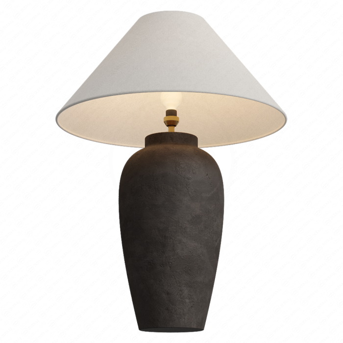 Светильник из камня и льна от Zara Home