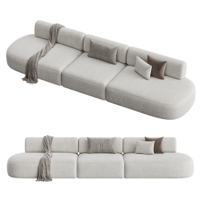 Bon Bon Straight Sofa