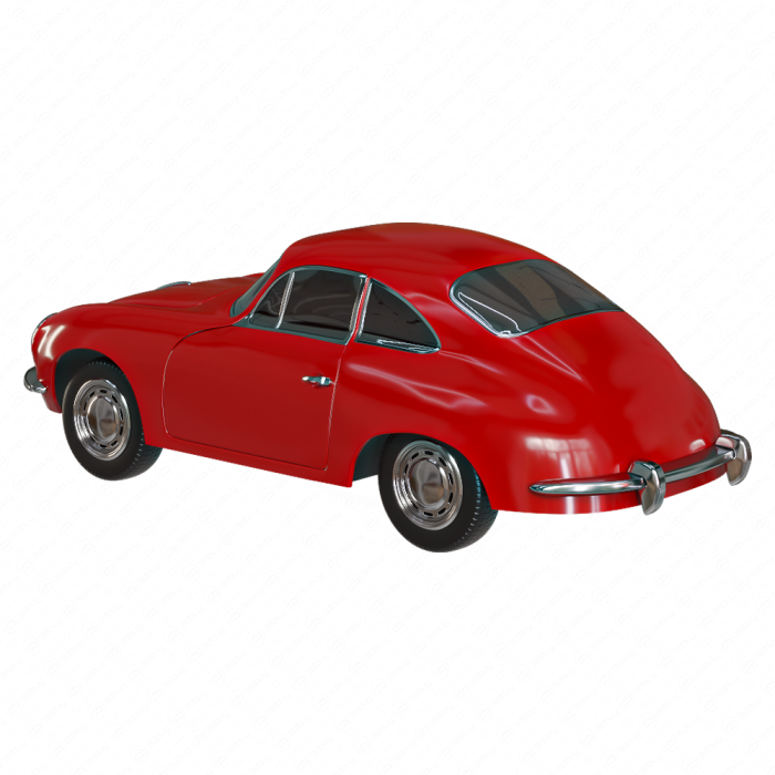 Машинка игрушечная красная