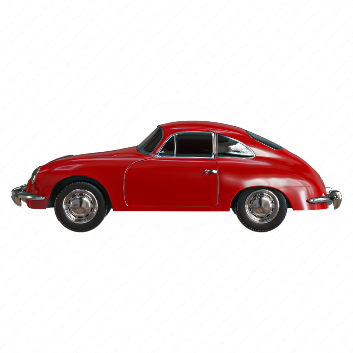 Машинка игрушечная красная