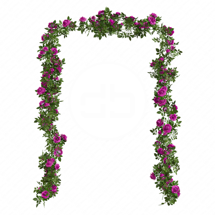 Живая арка из роз