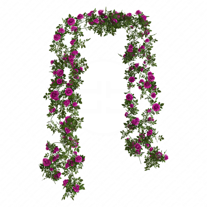 Живая арка из роз