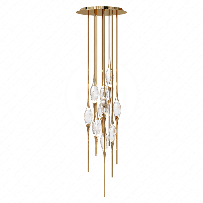 Il Pezzo 12 Cluster Chandelier