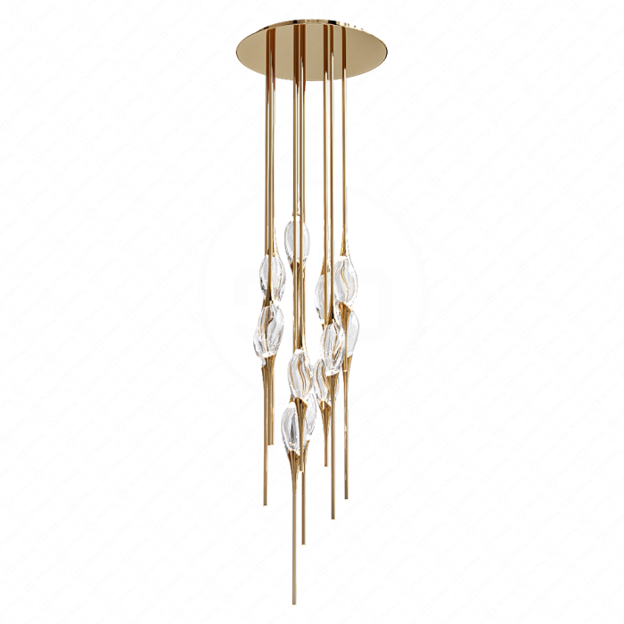 Il Pezzo 12 Cluster Chandelier