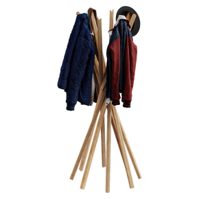 Sciangai floor-standing coat rack by Zanotta.