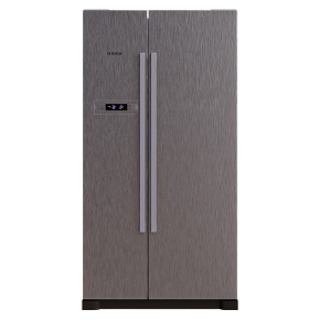 A set of Bosch refrigerators.