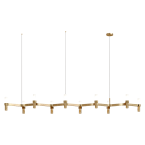 Golden chandelier Crown Plana Minor by NEMO