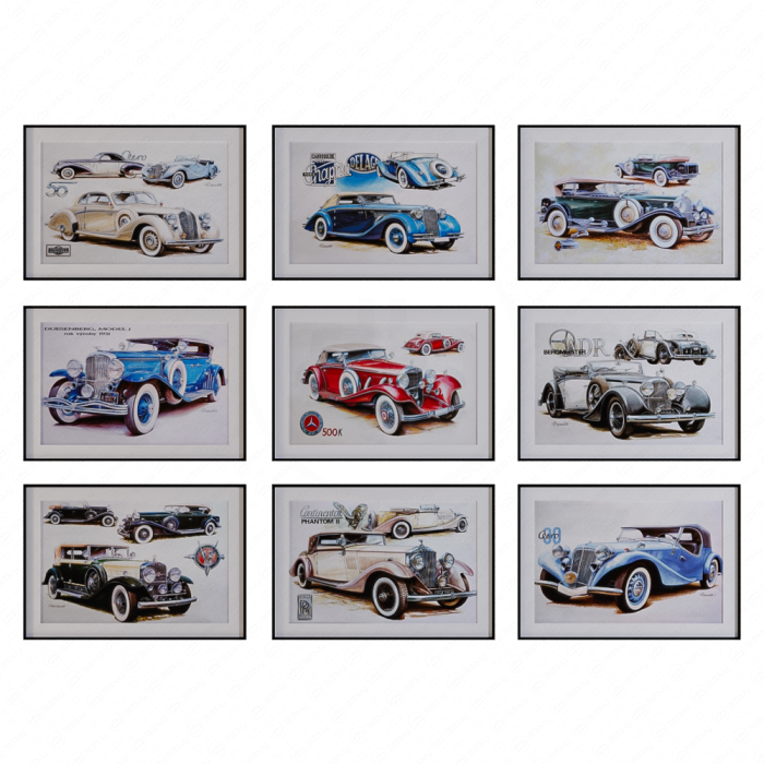 Коллекция картин Old cars