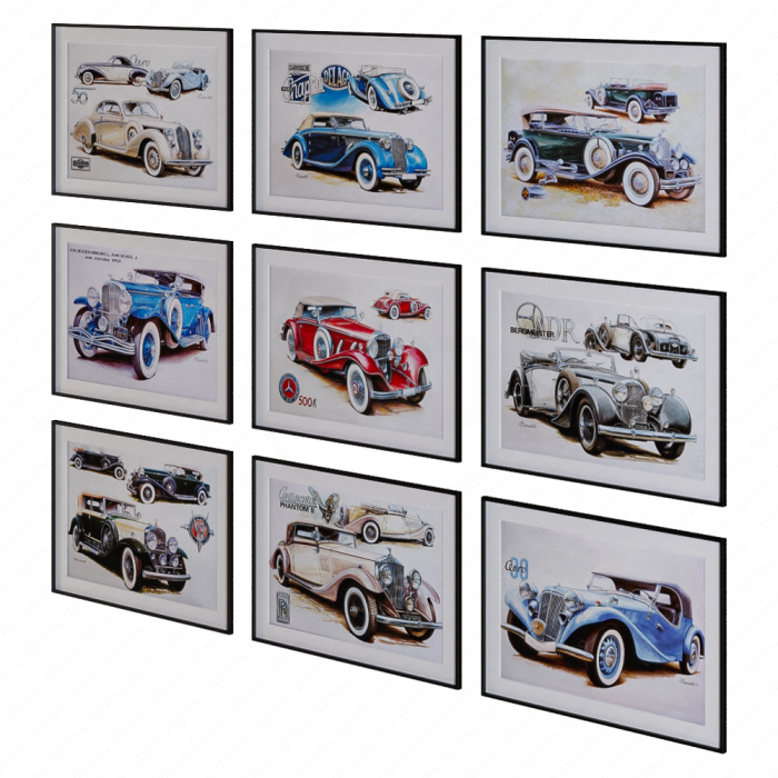 Коллекция картин Old cars