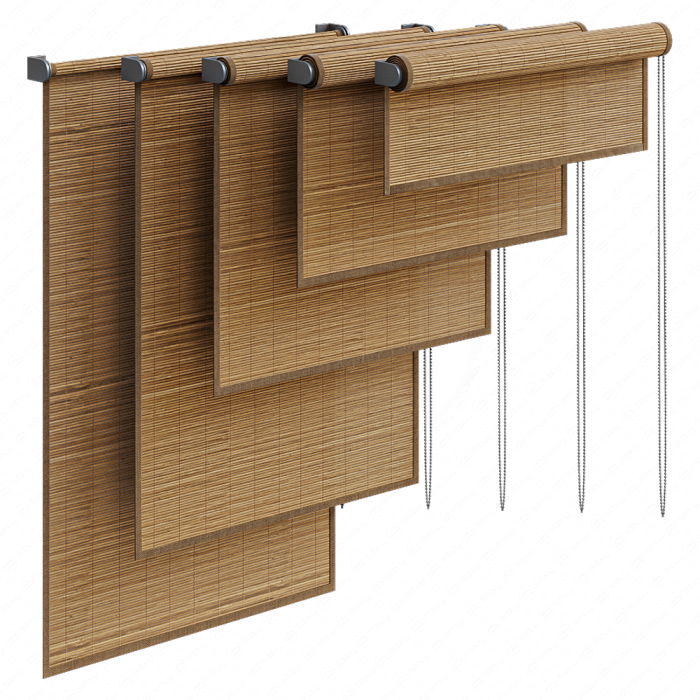 Рулонные шторы бамбуковые Рулонные шторы бамбуковые