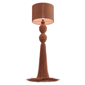 Xux floor lamp by Neutro Home, woven.