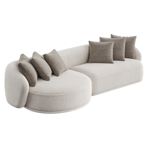 Capsule corner sofa