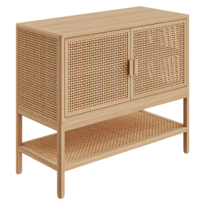 Minsmere Opalhouse dresser with woven fronts.