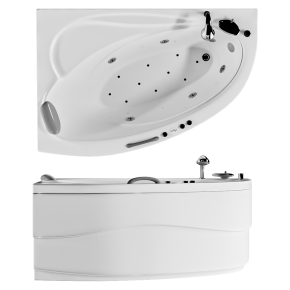 Gloria corner bathtub by Bellrado