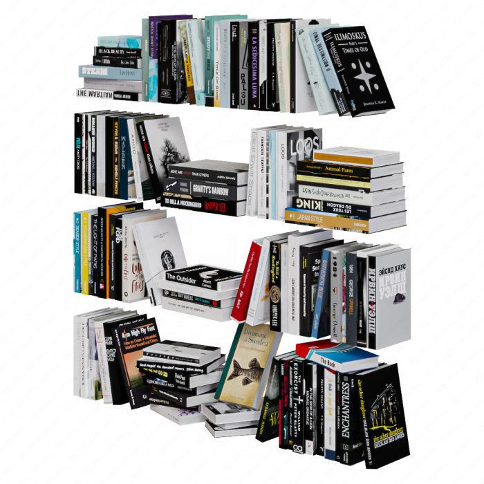 Сет с темными книгами
