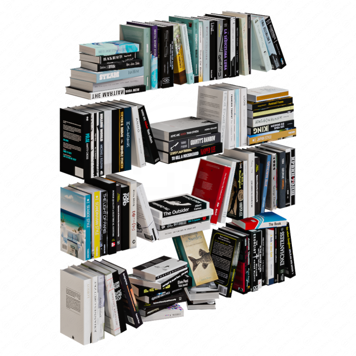 Сет с темными книгами