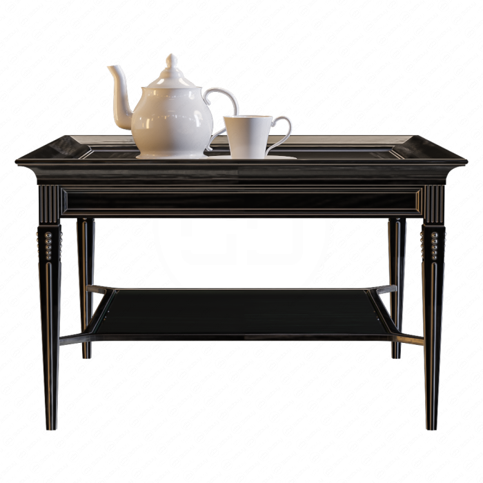 Кофейный столик с декором