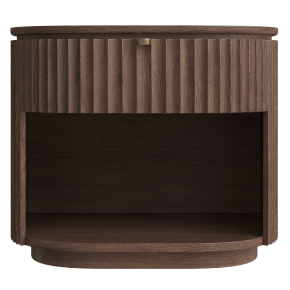 Brown Milos nightstand from RH